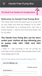 Mobile Screenshot of handsfreepumpbra.com